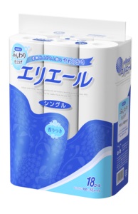 Papier toilette japonais écologique de qualité supérieure Elleair, rouleau jumbo, excellent rapport qualité-prix - Product Image 3