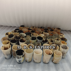 Handmade Real Buffalo and Ox Horns Viking Shot Horns <b>Cup</b> Wine Drinking Horns Shot <b>Cup</b> With Custom Logo at Cheap Prices - Product Image 4