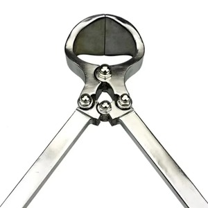 Outil de castration de bétail robuste sans sang Burdizzo en acier inoxydable, forceps de castration pour bovins - Product Image 5