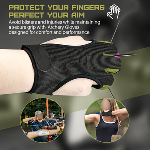 Guantes de Tiro de Cuero Personalizados de la Mejor Calidad al por Mayor, para Ciclismo al Aire Libre, Deportivos, de Dedo Completo, Ligeros, en Colores Personalizados - Product Image 3