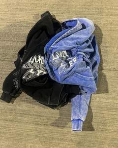 Vente en gros de sweats à capuche vintage streetwear effet délavé, personnalisables avec impression sérigraphique, broderie et impression de dessins animés de haute qualité - Product Image 3