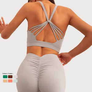 Fabricant de vêtements de sport pour femmes de haute qualité, vêtements de sport deux pièces, legging et soutien-gorge, vêtements de yoga, vêtements de gym, ensembles de fitness - Product Image 5