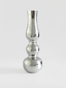 Vase à fleurs moderne en métal, forme artistique, rehausse les concepts de décoration minimaliste, lignes intérieures épurées, équilibre visuel - Product Image 2