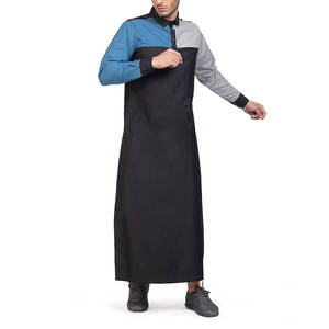 Jubba islámica personalizada para hombres, túnica Thobe de manga larga, Kaftan para la oración del Eid, Thobe islámico transpirable. - Product Image 6