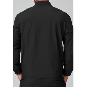 เสื้อแจ็คเก็ตแฟชั่นกีฬา OEM ทรงเข้ารูป แห้งเร็ว มีซิป ¼ ตัว แบบมีฮู้ด เสื้อพูลโอเวอร์ MOQ ต่ำ เสื้อผ้าวิ่ง ชุดออกกำลังกาย ผู้ผลิตชุดวอร์ม - Product Image 3
