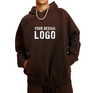 Sudadera con Capucha Extra Grande para Hombre, Verde Sólido, Algodón French Terry, Estilo Casual Urbano con Logotipo Estampado en la Parte Delantera, Ropa de Otoño - Product Image 6