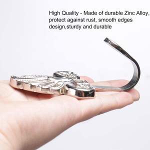 Gancho de Pared de Aluminio Resistente y Ecológico para Joyería, Ropa, Armario, Baño, Cocina - Herraje de Pared Resistente a la Oxidación - Product Image 3