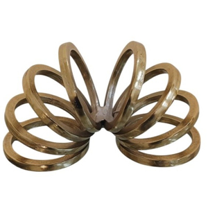 Escultura Decorativa Geométrica Moderna de Latón para el Hogar, Pieza de Arte de Forma Irregular para Mesa, Decoración Interior para Sala de Estar, 100% Hecha a Mano - Product Image 3