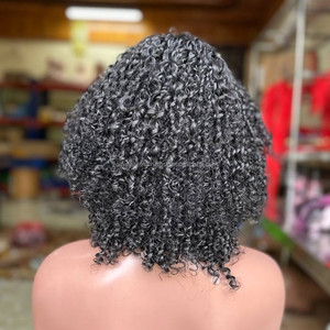 ผลิตภัณฑ์ผมแท้คุณภาพสูง ผมเวียดนามแท้ วิกผมบ๊อบ ผมมนุษย์แบบพิกซี่ วิกผมหยิกแบบไม่ต้องใช้กาว วิกผมตรงแบบลูกไม้ด้านหน้า ผมหยักศก - Product Image 2