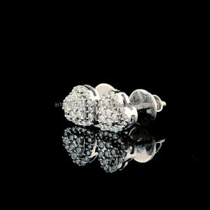 Classic Heart Cut Moissanite Diamond Earrings 925 Sterling <b>Silver</b> Luxury Women <b>Stud</b> Jewelry - Product Image 2