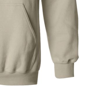 Sudadera con Capucha Gráfica Beige, Suave, de Forro Polar, Manga Larga, Estilo Casual, Moda Urbana, Cálida, para Mujer - Product Image 2
