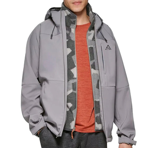 Chaqueta Softshell para Hombre, Deportiva, de Invierno, para Exteriores, Cortavientos, con Capucha, Forro Polar, Impermeable, de Secado Rápido, Ecológica, para Lluvia - Product Image 4