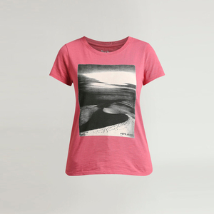 T-shirt à col rond pour femmes, 100% coton, appliques, léger, respirant, manches courtes, vêtements décontractés d'été pour la vente en gros et l'exportation - Product Image 6