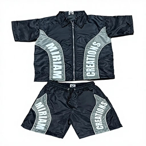 Ensemble short et veste coupe-vent réfléchissante pour homme, grandes tailles, printemps, imperméable, coupe-vent, éco-responsable - Product Image 1