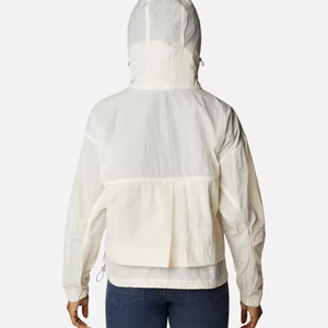 Casual Wear Trending Custom Windbreaker Jacket Manufacturer Outdoor Clothing Full <b>Zipper</b> Hooded Jacket For Women - Product Image 2