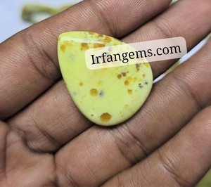 Opale verte orbiculaire 100% naturelle, cabochon, prix de gros, lot de pierres artisanales pour la fabrication de bijoux, opale verte orbiculaire de formes et tailles variées - Product Image 1