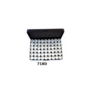Contenedor recubierto de alta calidad, anodizado, 18 mm x 54 piezas, herramientas para hacer joyas, venta al por mayor, precio más bajo, mejor producto - Product Image 1