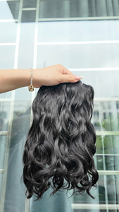 Extensions de cheveux humains Remy vierges bruts bouclés, sans nœuds, sans perte, tissage double trame, 100g - Product Image 5