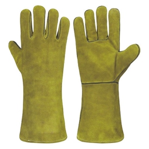 Gants de sécurité industriels en cuir de vachette ignifuge, résistants à l'abrasion, pour barbecue, grillades, viande, soudeurs, CE CATll - Product Image 5