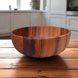 Elegante Tazón de Madera de Primera Calidad, Acabado a Mano, Superficie Lisa y Pulida, Perfecto para Servir Comida con Estilo en el Hogar - Product Image 3