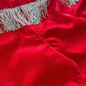 Shorts de Muay Thai pour hommes, personnalisables avec logo, en polyester 100% à taille mi-haute élastique, pour la gym, la course et les loisirs, style thaïlandais, vente en gros Pakistan - Product Image 5