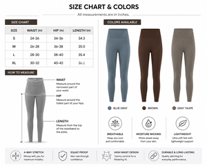 Leggings de sport personnalisés, haute élasticité, toucher doux, 260 g/m², chauds et tendance, avec poche à la taille, pour yoga et fitness - Product Image 5