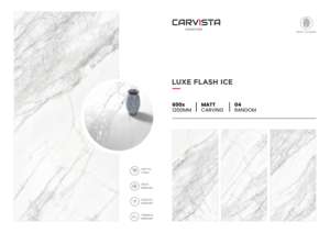 Azulejos de Porcelana de Lujo con Acabado Mate, 60x120cm, 600x1200mm, 24x48 Pulgadas, Azulejos Decorativos Modernos para Paredes y Pisos Interiores con Textura 3D - Product Image 2