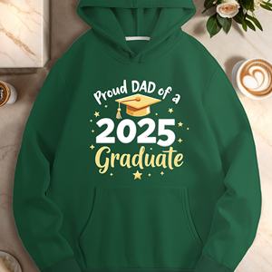 Fier papa d'un diplômé 2025 sweats à capuche décontractés pour femmes - Product Image 3