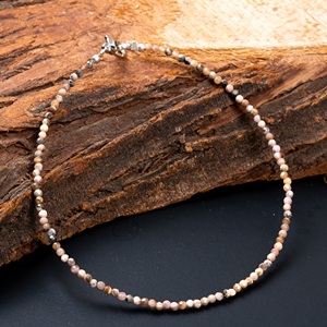 Pulsera de rodocrosita natural con cuentas facetadas, pulsera de piedras preciosas redondas para mujer, joyería de cristal curativo, pulsera de piedra natural - Product Image 6