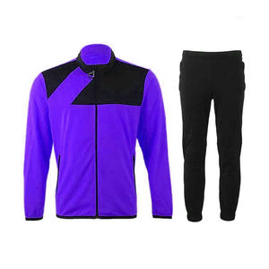 Survêtements décontractés pour hommes grande taille, imprimés sérigraphiés, personnalisables, à fermeture éclair intégrale, pour la course, la gym et le jogging, collection automne, vente en gros - Product Image 4