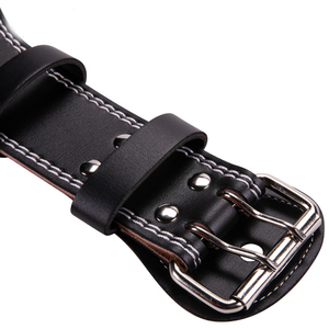 Weightlifting Training Classic Leather Fitness <b>Belt</b> for Men Gym Workout Fitness Safety Gym Wear Adjustable Weight Lifting <b>Belt</b> - Product Image 4