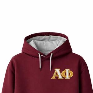 Sweat-shirt personnalisé grec pour fraternité et sororité, broderie premium de lettres grecques, décontracté automne/hiver, vente en gros - Product Image 2