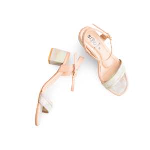 Sandalias de tacón FN5903 rosa con diseño elegante - Product Image 1