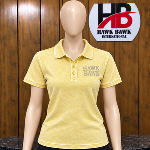 Camiseta Polo para Mujer, Estilo Casual, Manga Corta, Logotipo Bordado, Transpirable, de Algodón, Corte Regular - Product Image 1