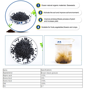 <span class=keywords><strong>Engrais</strong></span> granulaire organique à base d'algues HIWOSS de qualité supérieure avec libération rapide d'acide humique et d'acides aminés pour améliorer le rendement des cultures - Product Image 3