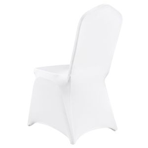 Coprisedie Universali in Spandex Pieghevoli, Metallizzati, Rimovibili, Lavabili, Protettivi, Elasticizzati per Matrimoni e Feste - Product Image 3