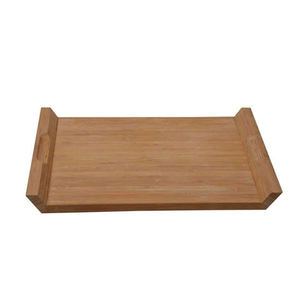 Elegante Bandeja de Madera para Servir en Cafeterías, Diseño de 10 Pulgadas para Servir Café, Té, Aperitivos y Postres - Product Image 1