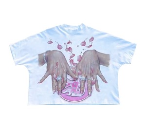 เสื้อยืดโอเวอร์ไซส์ลายกราฟิกสุดหรู สไตล์สตรีทแวร์ ผ้าฝ้าย 100% 250 กรัม คุณภาพสูง ทรงบ็อกซี่ ล้างสีแบบแอซิดวอช ตัดสั้น สำหรับผู้ชาย - Product Image 6