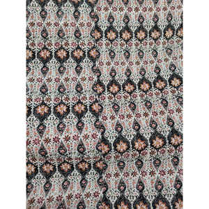 Handmade Kantha Quilt Reversible Cotton Blanket black fabric print Multi Color <b>Bedspread</b> Home Decor Gift for Her - Product Image 4