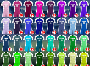 ชุดฟุตบอลแบบกำหนดเอง ชุดทีมฟุตบอลพร้อมชื่อ เบอร์ และโลโก้ พิมพ์ลายแบบ Sublimation เสื้อสำหรับผู้ใหญ่แบบ Unisex - Product Image 5