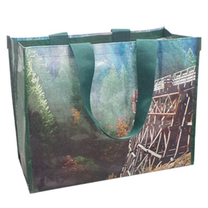 Sac fourre-tout réutilisable en PP tissé laminé BOPP, impression héliogravure, taille personnalisée, logo, fabricant vietnamien, vente en gros - Product Image 4