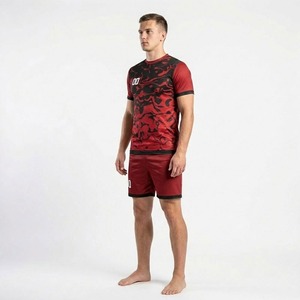 Camiseta de Fútbol para Hombre de Primera Calidad, Personalizada con Logotipo, Color Sólido, 100% Poliéster, Transpirable, OEM, Calidad Superior, Mejor Manga - Product Image 4