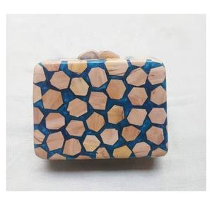 Designer Women's Resin Clutch Handbag Acrylic <b>Evening</b> Party Purse with Birthday Gift for Wedding and Bridal Occasions - Product Image 6