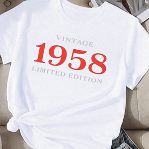Camiseta cómoda Vintage 1958 Edición Limitada para mujer - Product Image 3