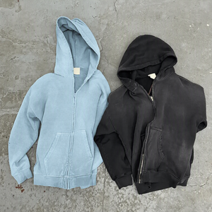 Sudadera con capucha extragrande de mezcla de algodón con bolsillo canguro, puños acanalados y capucha ajustable para un estilo casual contemporáneo. - Product Image 5