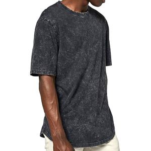 Camiseta de lavado ácido para hombre totalmente personalizable con impresión digital Street Wear Fashion disponible en diferentes colores - Product Image 2