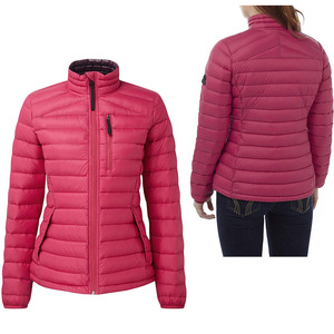 Women Winter Cropped Puffer <b>Jacket</b> Bubble Coat Hooded Zipper Waterproof Printed Techniques Winter - Product Image 1