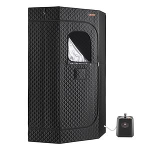 Sauna de Vapor Portátil para el Hogar, para 1 Persona, Mejorada con Vaporizador y 1 Silla Plegable, Control Remoto Incluido - Product Image 1