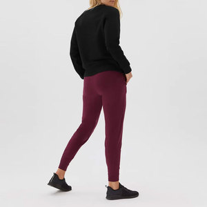 Sweat-shirt en molleton tricoté pour femme de haute qualité, personnalisable avec logo imprimé, écologique, respirant, teint uni, décontracté, avec logo frontal - Product Image 3
