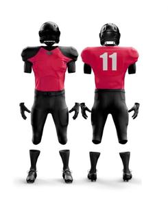 Conjuntos de Pantalones y Camisetas de Fútbol Americano Personalizados al por Mayor, Nombre del Equipo, Manga Corta, Tela Transpirable, Tallas Grandes, Servicio ODM OEM - Product Image 3